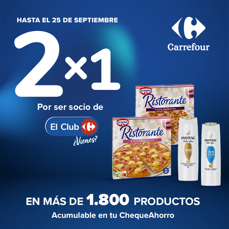 CarrefourES's tweet photo. 🛒 PODER ELEGIR entre más de 1.800 productos con un 2x1 es PODER AHORRAR 💥 Solo en hipermercados y en https://t.co/ZgGykwxjQX