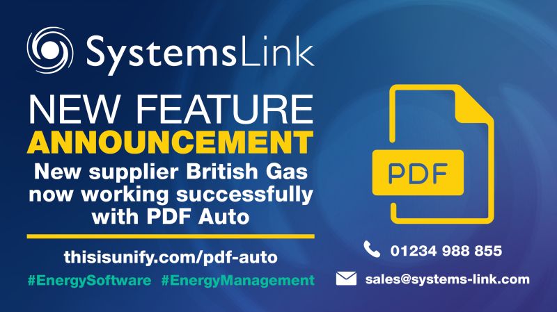 SystemsLink (@systems_link) on Twitter photo We have a new supplier – <a href="/BritishGas/">British Gas</a> working successfully with our PDF scraping tool.
It can extract invoice info into a format that can be imported into your invoice validation & reporting application, removing manual data entry.
eu1.hubs.ly/H059djp0
#EnergySoftware We have a new supplier – <a href="/BritishGas/">British Gas</a> working successfully with our PDF scraping tool.
It can extract invoice info into a format that can be imported into your invoice validation & reporting application, removing manual data entry.
eu1.hubs.ly/H059djp0
#EnergySoftware