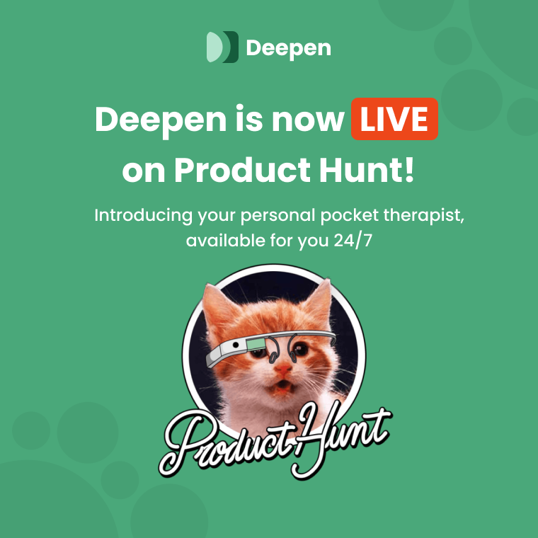 We launched on <a href="/ProductHunt/">Product Hunt 😸</a> today! producthunt.com/posts/deepen