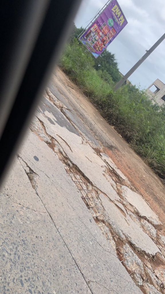 The Tema-Accra Motorway has come under scrutiny, and rightly so, for its unacceptable state. 

Commuters have been sharing photos and videos of the wide and deep potholes on the stretch, as well as stories of crashes they have suffered as a direct result of these potholes. 

Here