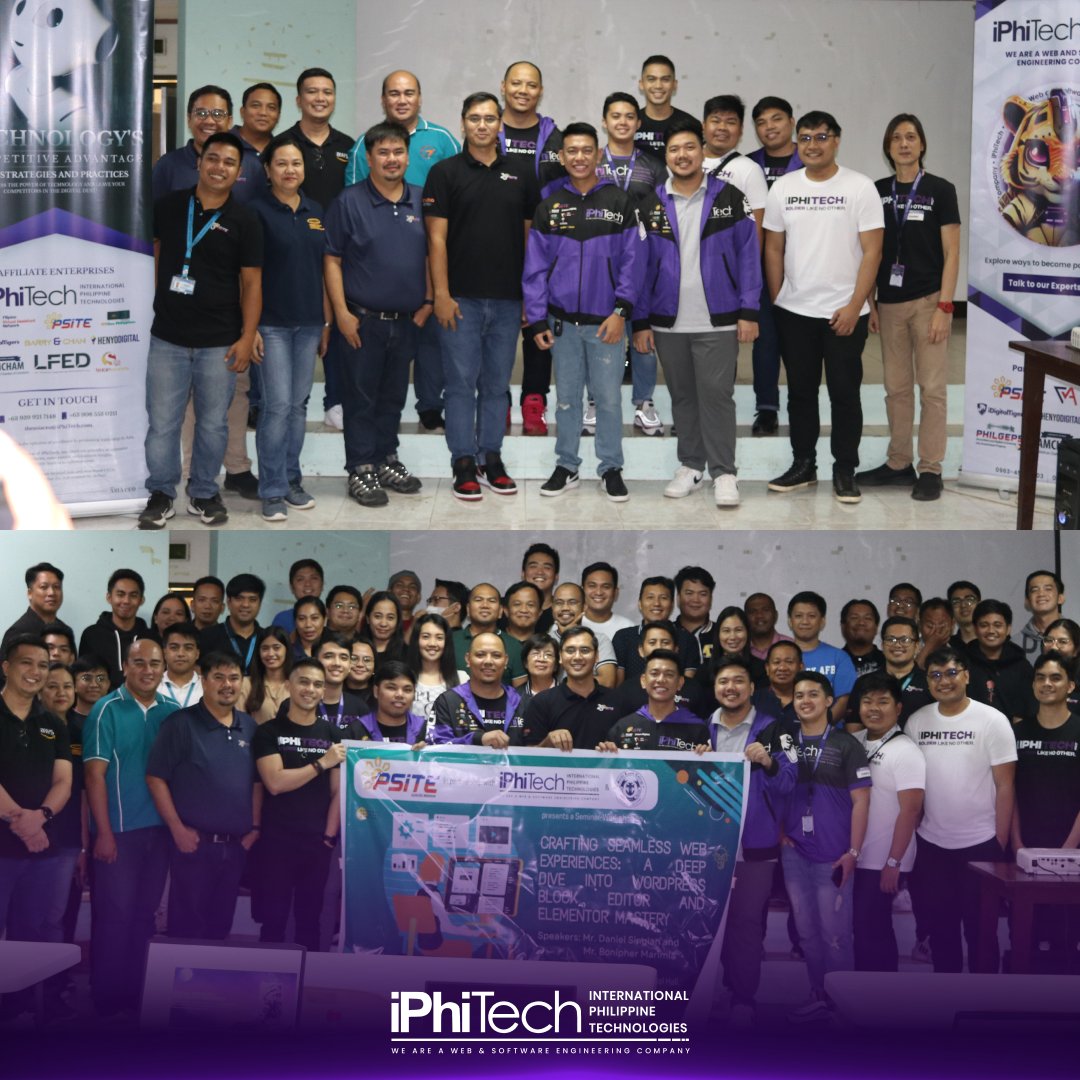 iPhiTech's tweet photo. Thank you, PSITE Ilocos Region Educators, for diving deep with us into WordPress Block Editor & Elementor to achieve mastery at Saint Louis College of San Fernando, La Union.
Get the full insider scoop here: https://t.co/883Jyh2pR9
#iPhiTech #SimplyAwesome #iPhiTechSeminar https://t.co/I8nzcgrNm9