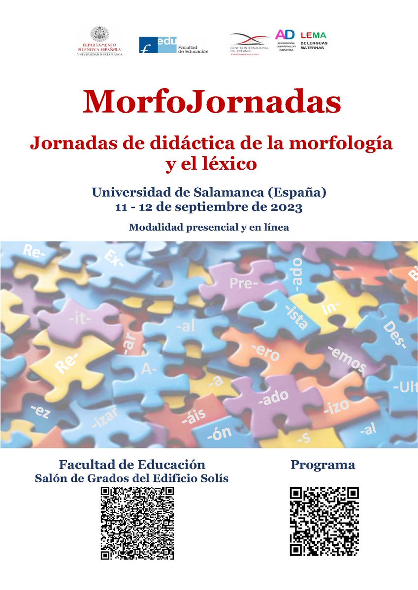 Muy presentes los #psylexeros de @ZaragozaLing y @psylex_lab .

📢Abre las jornadas @octimana 
📢Justo en medio habla @BarbaraMarqueta 
📢Cierra los jornadas @m_horno