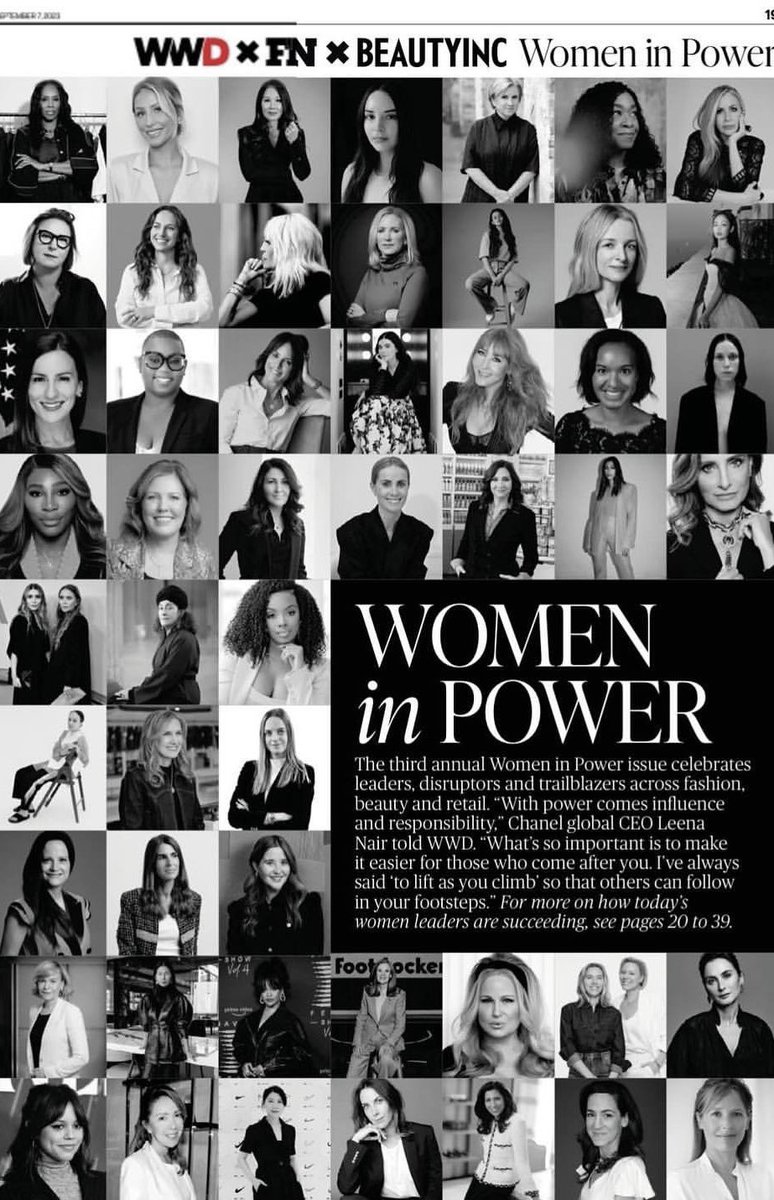 So proud to see JENNIE on the list with other powerful women like CEO,and who's already own a brand and she's the only Korean women and kpop Idols there. Such an amazing women

WOMAN IN POWER JENNIE  #JENNIExWomenOfPower2023
