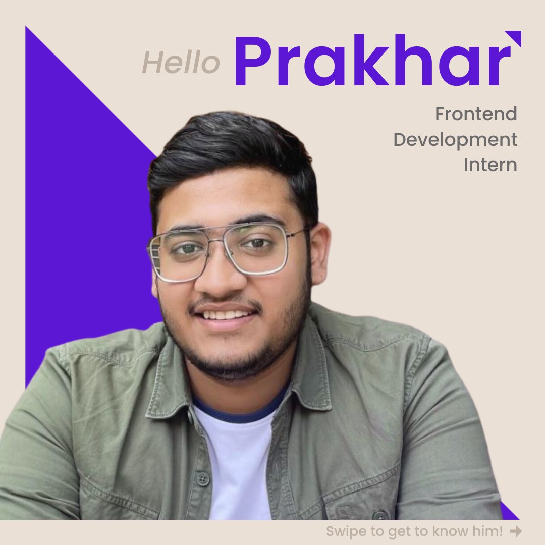 kapx_group's tweet photo. We are thrilled to welcome Prakhar to our team as our talented Frontend Development Intern! With a passion for coding and a keen eye for design, Prakhar brings a fresh perspective and innovative ideas to our projects.

#KAPXGroup #AcceleratorSG #AgencySG https://t.co/4NoL9LcPN2