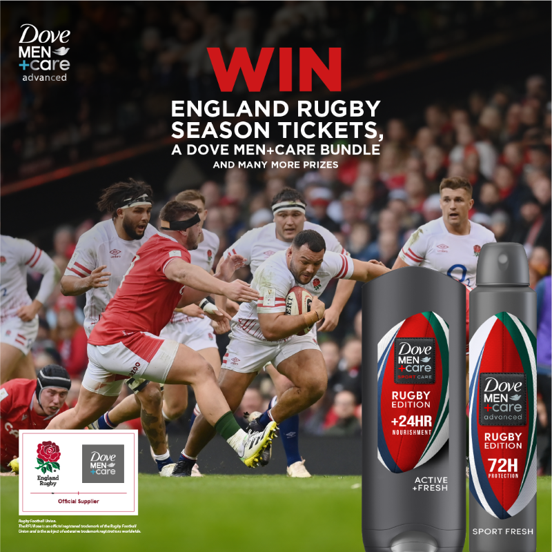 DoveMenUK's tweet photo. Dove Men is proud to partner with England as they try to win to come out on top. You could win BIG too – just enter our competition!