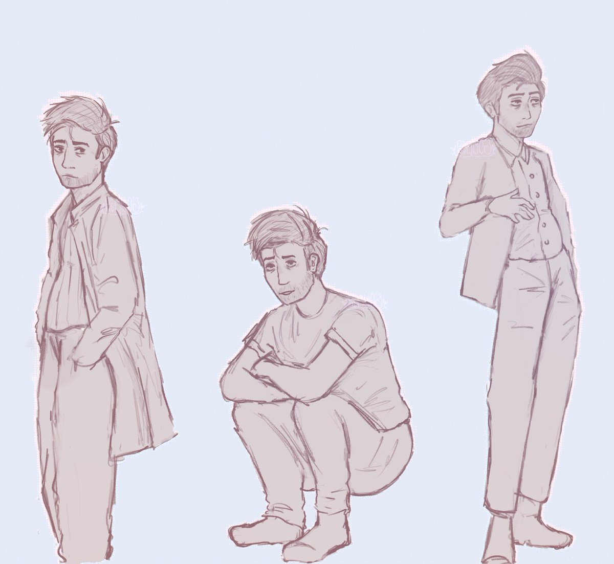 Nexdroid_'s tweet photo. Them ‼️ and some Peter doodles I did a bit ago (I was gonna color them I got lazy)
I hope I can improve in drawing Miguel ahhh #spiderdads #PeterBParker #MiguelOHara #SpiderVerse https://t.co/AUCKXJGUne