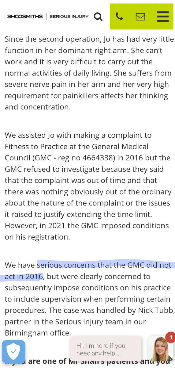 degea29's tweet photo. @roshnip77 @gmcuk @TheCountessNHS How many people could they have helped if the GMC had taken Jo Aldridge's concerns seriously about Shah in 2016? They are a failed regulator. They did not act until 2021. Why? Because they are corrupt and need to be disbanded. Why have a regulator if they are useless. https://t.co/7Th3KL8tHO