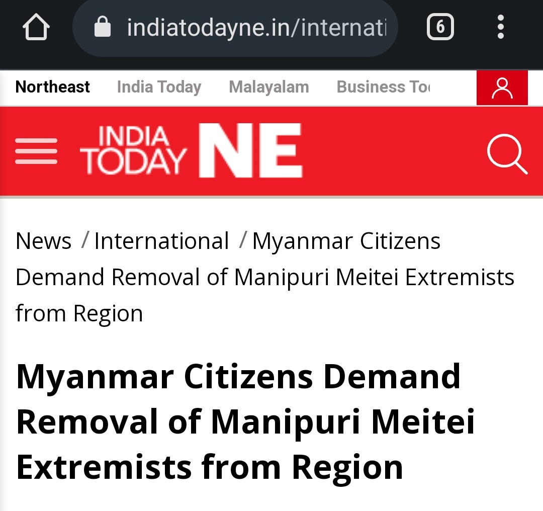 The origin of Narco-Terrorism: 
Meitei extremist sheltering in Myanmar involving and leads in drug peddling, smuggling & poppy plantation influence in Manipur region. 

indiatodayne.in/international/…