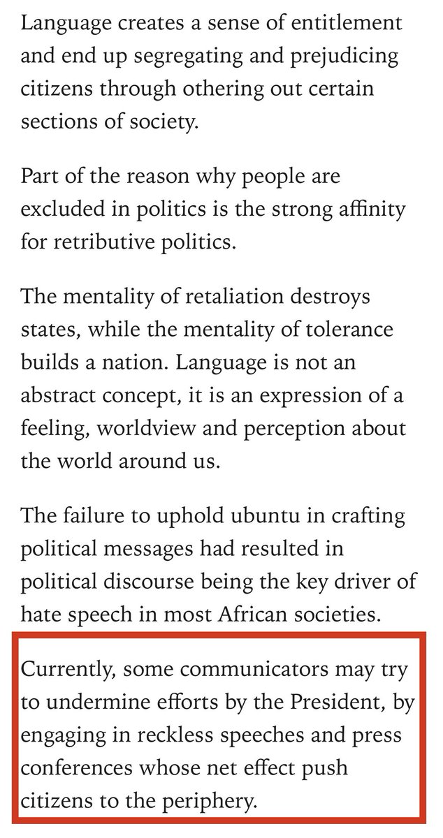Quite an interesting opinion article in The Herald: “Political actors must grasp strategic communication”

I’m sure, in an office somewhere, the paranoia is running riot now and an inquest has already begun. 

herald.co.zw/political-acto…