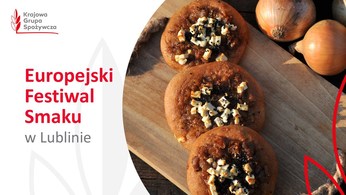 Jesteśmy Partnerem Strategicznym #EuropejskiFestiwalSmaku w @Miasto_Lublin.  W strefie chillout będzie można porozmawiać z ekspertami Krajowej Grupy  Spożywczej S.A. Zapraszamy Was serdecznie do wspólnych rozmów oraz  celebrowania smaków od #PolskiePrzetwory i #PolskiCukier.