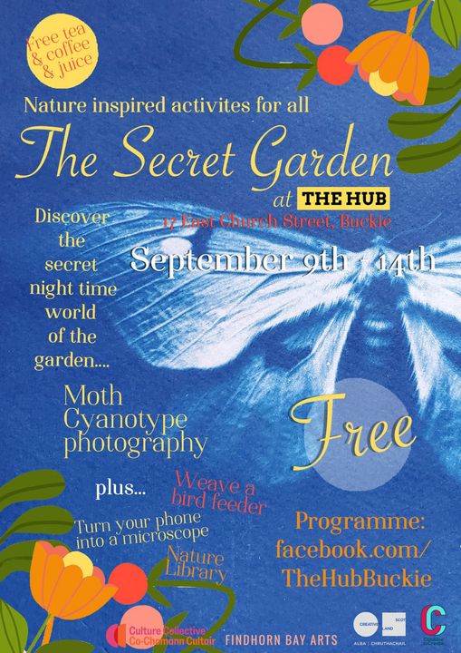 FindhornBayArts's tweet photo. COMBINE TO CREATE
Jo Hodges and Robbie Coleman's Secret Garden sessions at The Hub in Buckie are back from this Saturday.
More info: https://t.co/KJo1kDP3GV
#CombineToCreate #MakingCreativeThingsHappen
@CultureColSco @CreativeScots @RadioBuckie https://t.co/oEoNSNED3Z