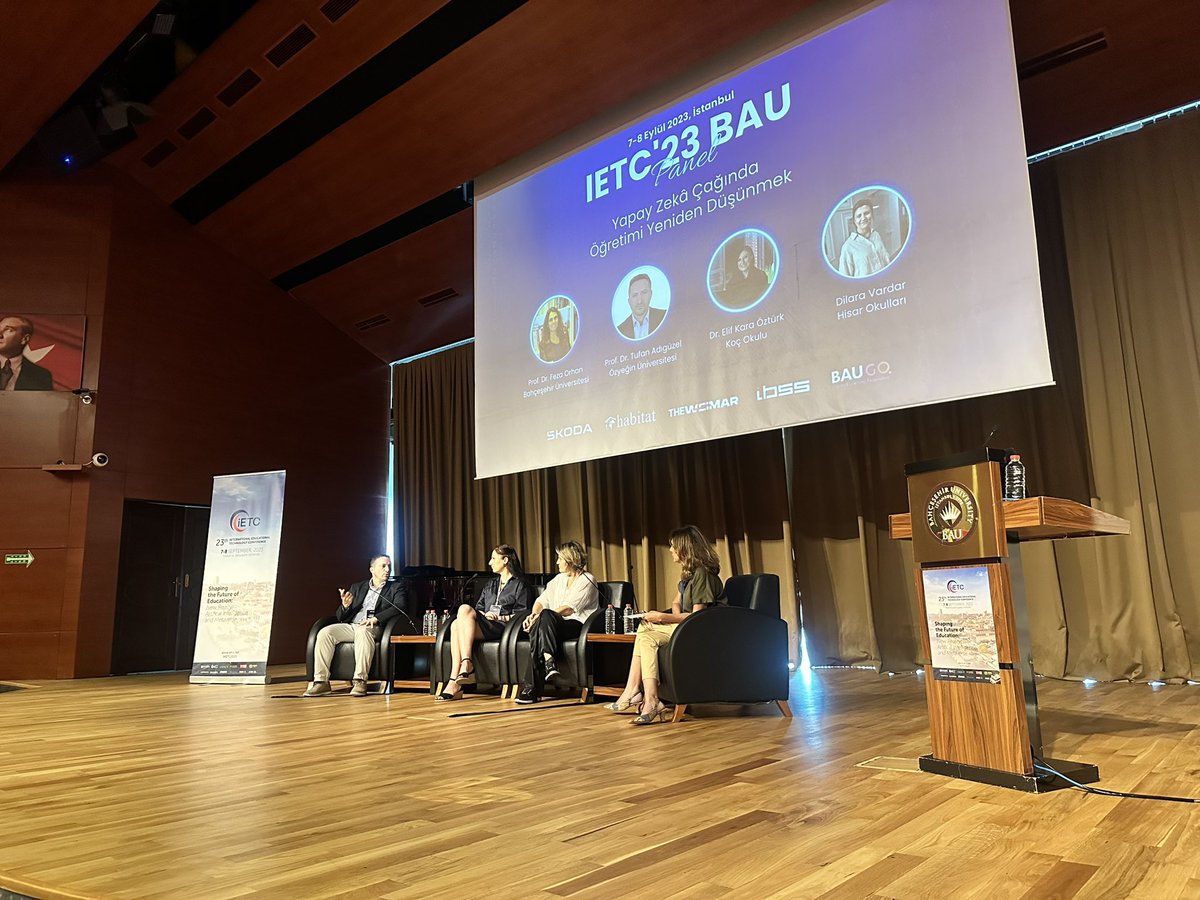 Öğretmenlerimizin teknoloji okuryazarlığı becerilerini geliştirmesi lazım #IETC2023 <a href="/fezaorhan/">feza orhan</a>