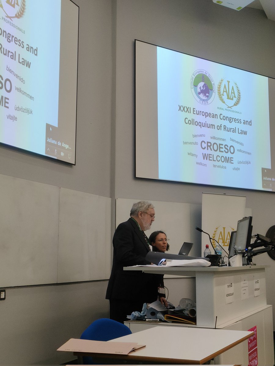 Academic start to the <a href="/CEDRurLaw/">CEDR Rural Law</a>! Thanks to @AgLawUK <a href="/cardiffuni/">Cardiff University</a> for discussing law European AgLawyers are her
#CEDR2023cardiff