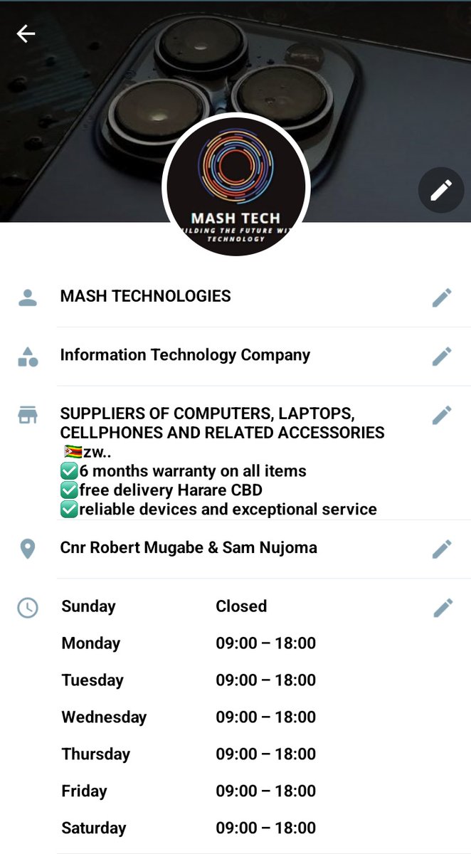 Charles_Chidya's tweet photo. @daddyhope MASH TECHNOLOGIES
SUPPLIERS OF COMPUTERS, LAPTOPS, CELLPHONES AND RELATED ACCESSORIES
 🇿🇼zw.. 
✅6 months warranty on all items
✅free delivery Harare CBD
✅reliable devices and exceptional service
Call/app 0️⃣7️⃣8️⃣9️⃣ 1️⃣6️⃣5️⃣9️⃣1️⃣2️⃣ https://t.co/zhrNmxbScV
