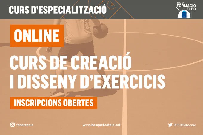FCBQtecnic's tweet photo. FORMACIÓ CONTINUADA | 💻 Comença la temporada invertint en formació https://t.co/Hmw30PvXyK 🏀 https://t.co/gmtu8xOdlh