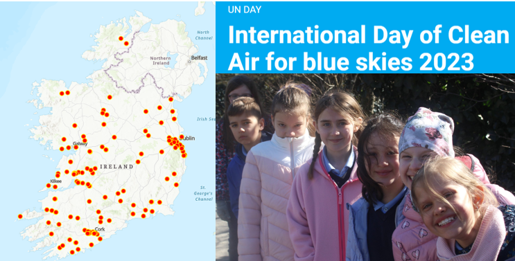 #CleanAirDay today and Irish 🇮🇪 schools are showing how it's done💪🌍

200+ schools will measure air quality in October

We have just 10 places left. 

Teachers -register now to engage your class in citizen-science ➡️  arcg.is/1Oru8n

#AirPollution 
#TogetherForCleanAir