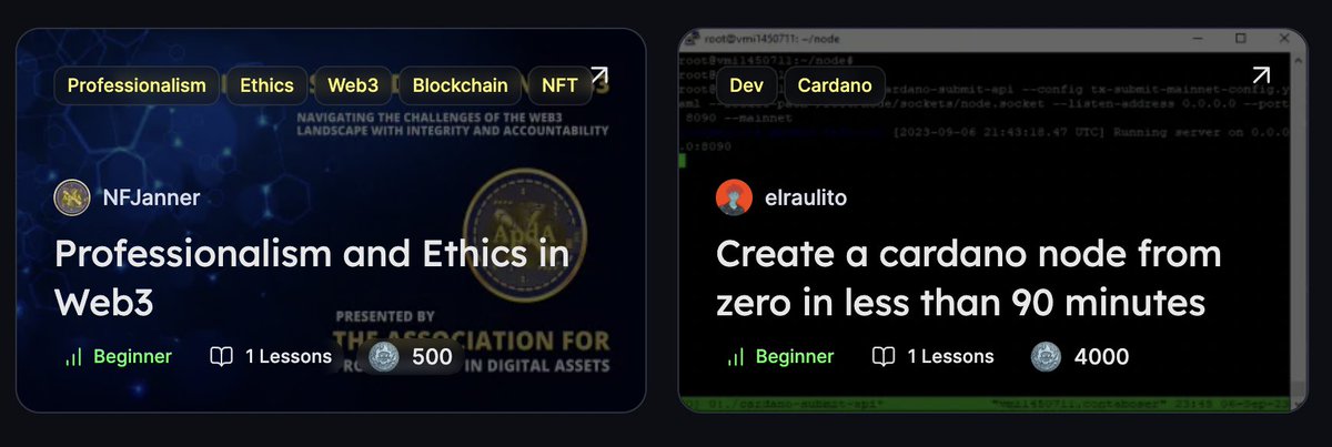 GM legends, 

Super stoked to wake up this morning to find two new courses on the <a href="/workingdeadnft/">The Working Dead</a> platform by two solid instructors.

Thank you <a href="/NF_Janner/">Janner</a> @ElRaulito_cnft.

Who else wants to start sharing their knowledge?