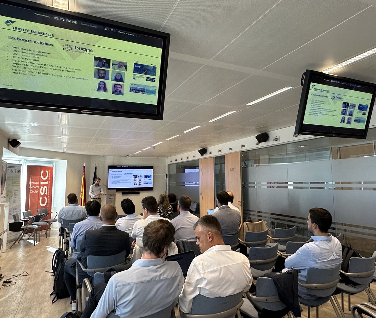 TRINITY_H2020 (@trinity_h2020) on Twitter photo Exciting final event at <a href="/CSICbruselas/">CSIC Bruselas</a> as we share our achievements from <a href="/Trinity_H2020/">TRINITY_H2020</a>! We're unveiling our goals, products, and the results achieved, all aimed at fostering cooperation & coordination among the #TSOs in South-Eastern Europe #H2020
All ℹ️ trinityh2020.eu Exciting final event at <a href="/CSICbruselas/">CSIC Bruselas</a> as we share our achievements from <a href="/Trinity_H2020/">TRINITY_H2020</a>! We're unveiling our goals, products, and the results achieved, all aimed at fostering cooperation & coordination among the #TSOs in South-Eastern Europe #H2020
All ℹ️ trinityh2020.eu