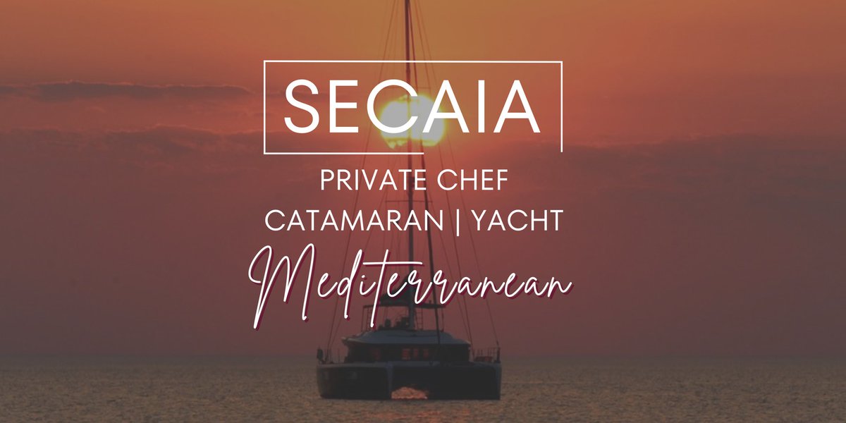 secaialounge's tweet image. PRIVATE CHEF | YACHT CATAMARAN 
42ft catamaran
2 weeks 23rd Sept
Experience cooking at sea essential 

secaia.com/jobs

#chef #privatechef #chefjob #yachtchef #highendchefs #privateyacht #mediterranean #mediterraneanfood