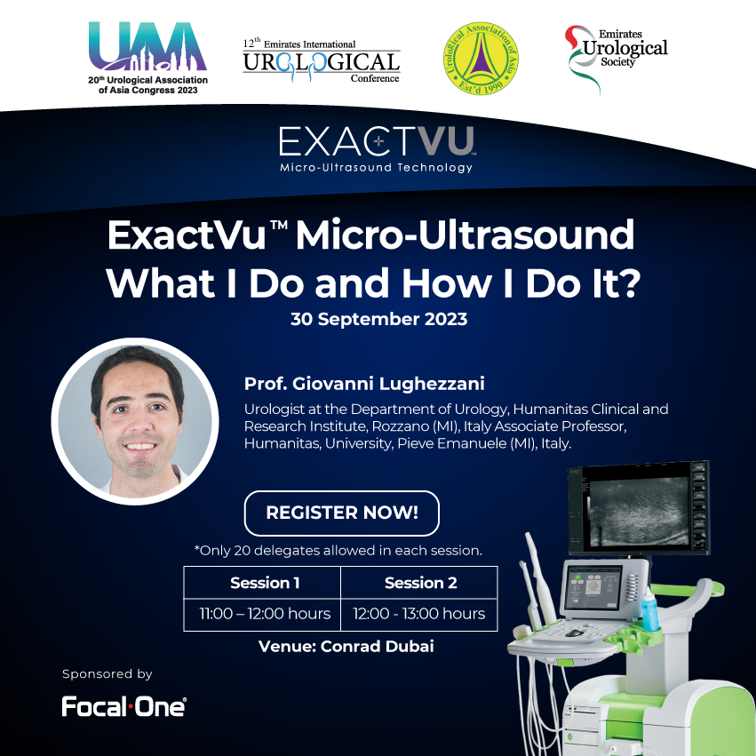 EDAP TMS (@edaptms) on Twitter photo Join Prof. <a href="/GLughezzani/">Giovanni Lughezzani</a> at #UAAEUSC2023 for live demos of #MicroUltrasound's latest urological #imaging innovation. Learn about real-time targeted biopsies for better #ProstateCancer diagnosis and the groundbreaking #ExactVu Micro-ultrasound system.
uaa2023.org/workshop-progr… Join Prof. <a href="/GLughezzani/">Giovanni Lughezzani</a> at #UAAEUSC2023 for live demos of #MicroUltrasound's latest urological #imaging innovation. Learn about real-time targeted biopsies for better #ProstateCancer diagnosis and the groundbreaking #ExactVu Micro-ultrasound system.
uaa2023.org/workshop-progr…