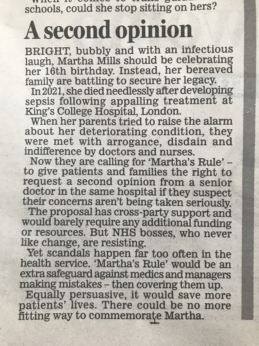 Today’s ⁦<a href="/DailyMailUK/">Mail+</a>⁩ editorial in support of #MarthasRule