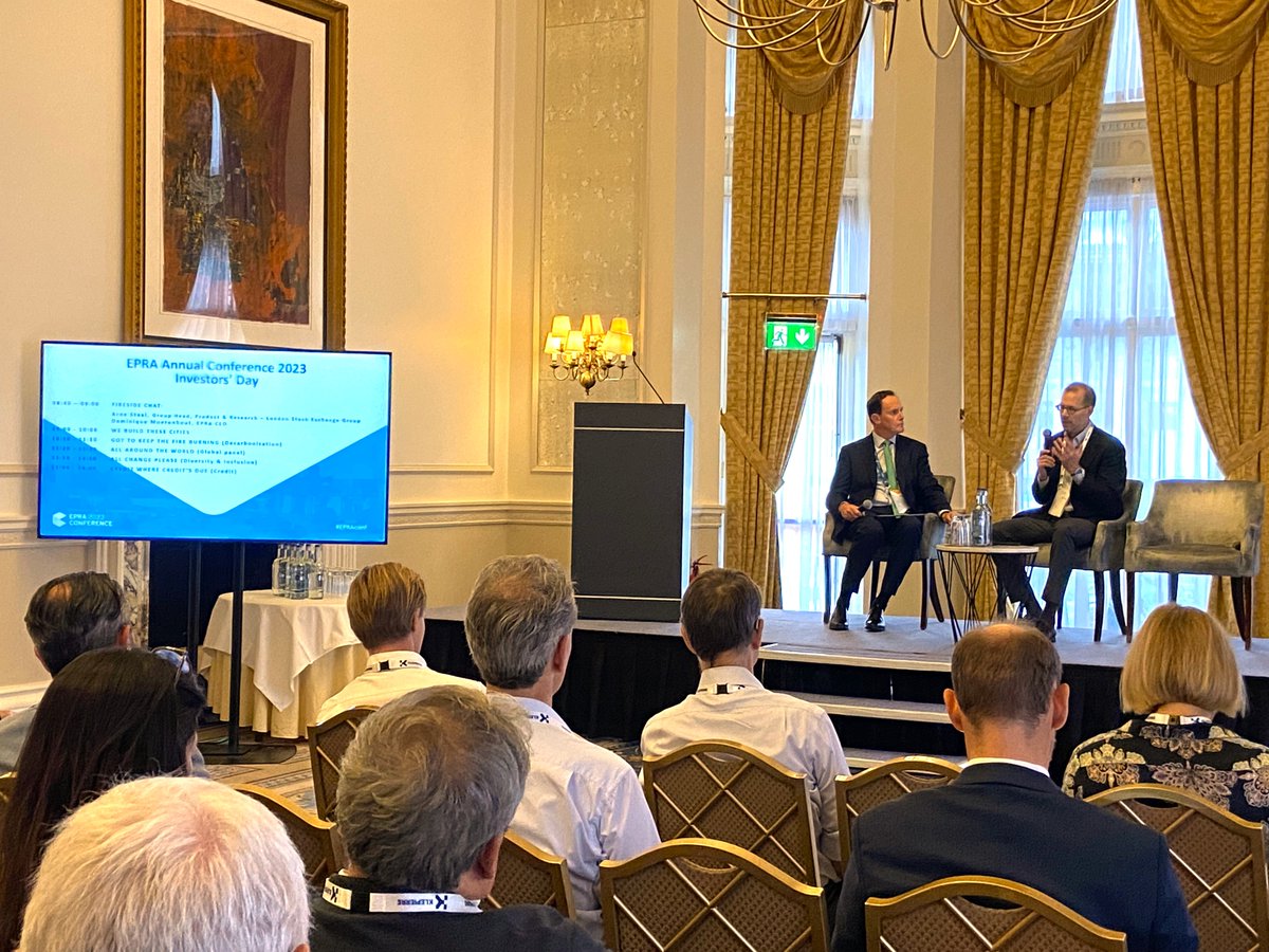 EPRA (@epra_realestate) on Twitter photo The third and last day of the EPRA Conference began with success! The Investors' Day with an opening fireside chat, featuring <a href="/D_Moerenhout/">Dominique Moerenhout</a>, CEO, EPRA and Arne Staal, CEO, FTSE Russell, Group Head of Benchmarks & Indices at LSEG. #EPRA #EPRAConf #Investorsday The third and last day of the EPRA Conference began with success! The Investors' Day with an opening fireside chat, featuring <a href="/D_Moerenhout/">Dominique Moerenhout</a>, CEO, EPRA and Arne Staal, CEO, FTSE Russell, Group Head of Benchmarks & Indices at LSEG. #EPRA #EPRAConf #Investorsday
