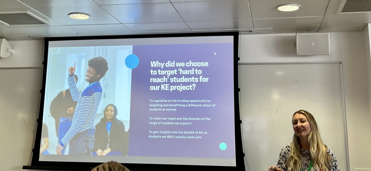 Great to see the little OfS/RE student KE funding competition I worked on years ago in RE still having an impact and being talked about at #IEEC2023, this one focussed on boosting inclusivity in entrepreneurship. 

Shameless plug: if you’re interested in #inclusive and #equitable