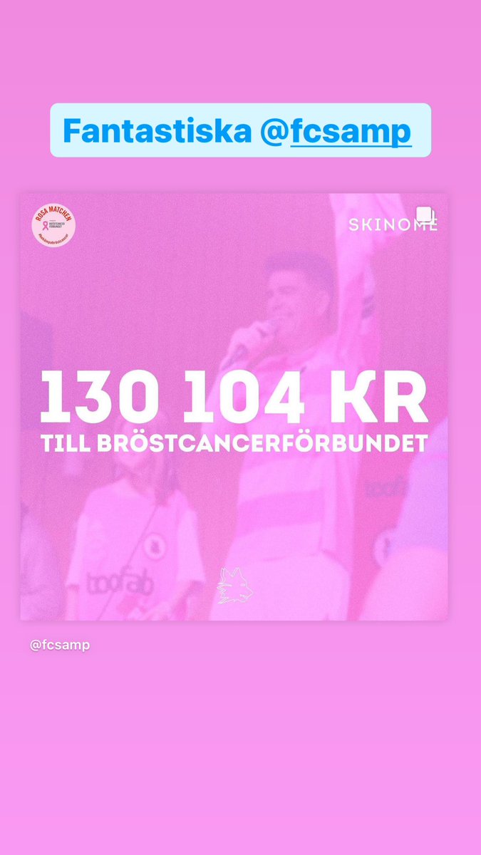 Ekwall's tweet photo. Tack ALLA!
 @fcsamp https://t.co/8AgQvD3qMs