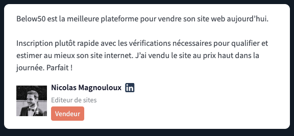 Below50.eu rejoint DotMarket 🔥 tweet media