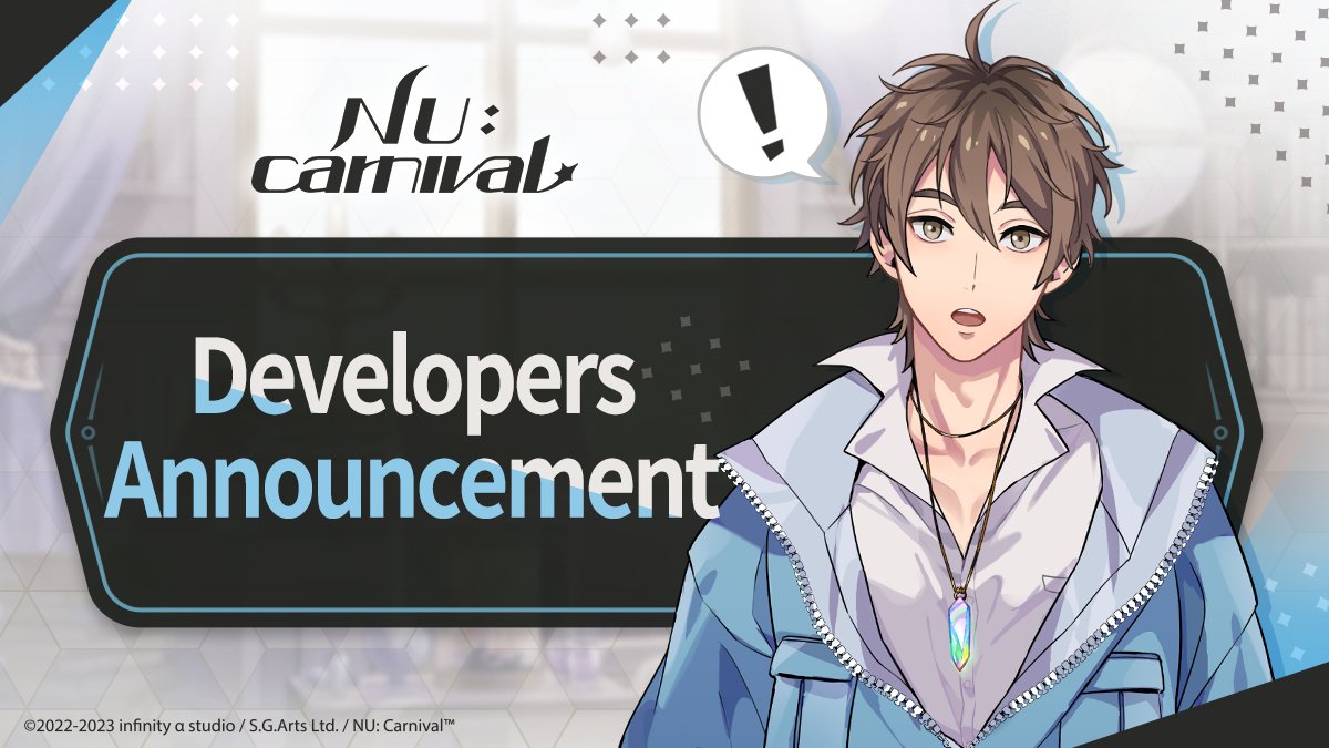 NUCarnivalEn's tweet photo. [9/7 Emergency Maintenance Announcement]

Dear Master:

Due to data anomalies that occurred after the maintenance, we are performing an emergency maintenance. We will make an announcement once the maintenance is completed. We apologize for any inconvenience this may cause. https://t.co/yAH1stsZ85