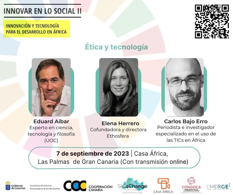 Casaafrica's tweet photo. A las 10am, hora canaria, comienza la segunda jornada de #Innovarenlosocial. Sigue el evento vía zoom con el código 232003 > https://t.co/ztfhdfpiV5

#Innovation4Africa https://t.co/VS8TyDjhDh