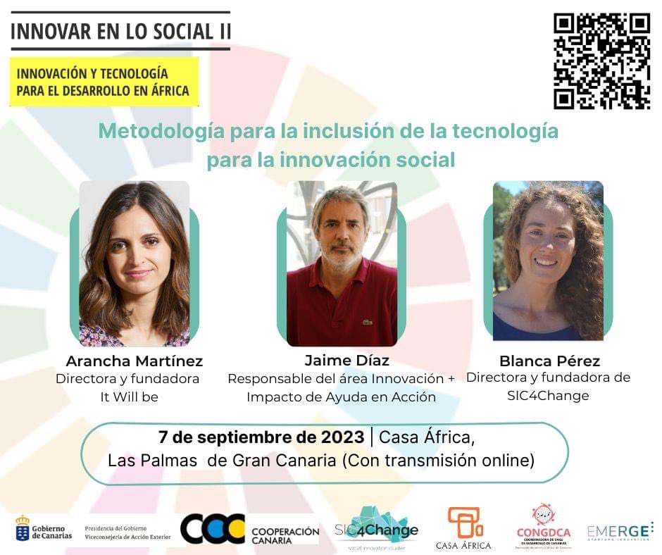 Casaafrica's tweet photo. A las 10am, hora canaria, comienza la segunda jornada de #Innovarenlosocial. Sigue el evento vía zoom con el código 232003 > https://t.co/ztfhdfpiV5

#Innovation4Africa https://t.co/VS8TyDjhDh