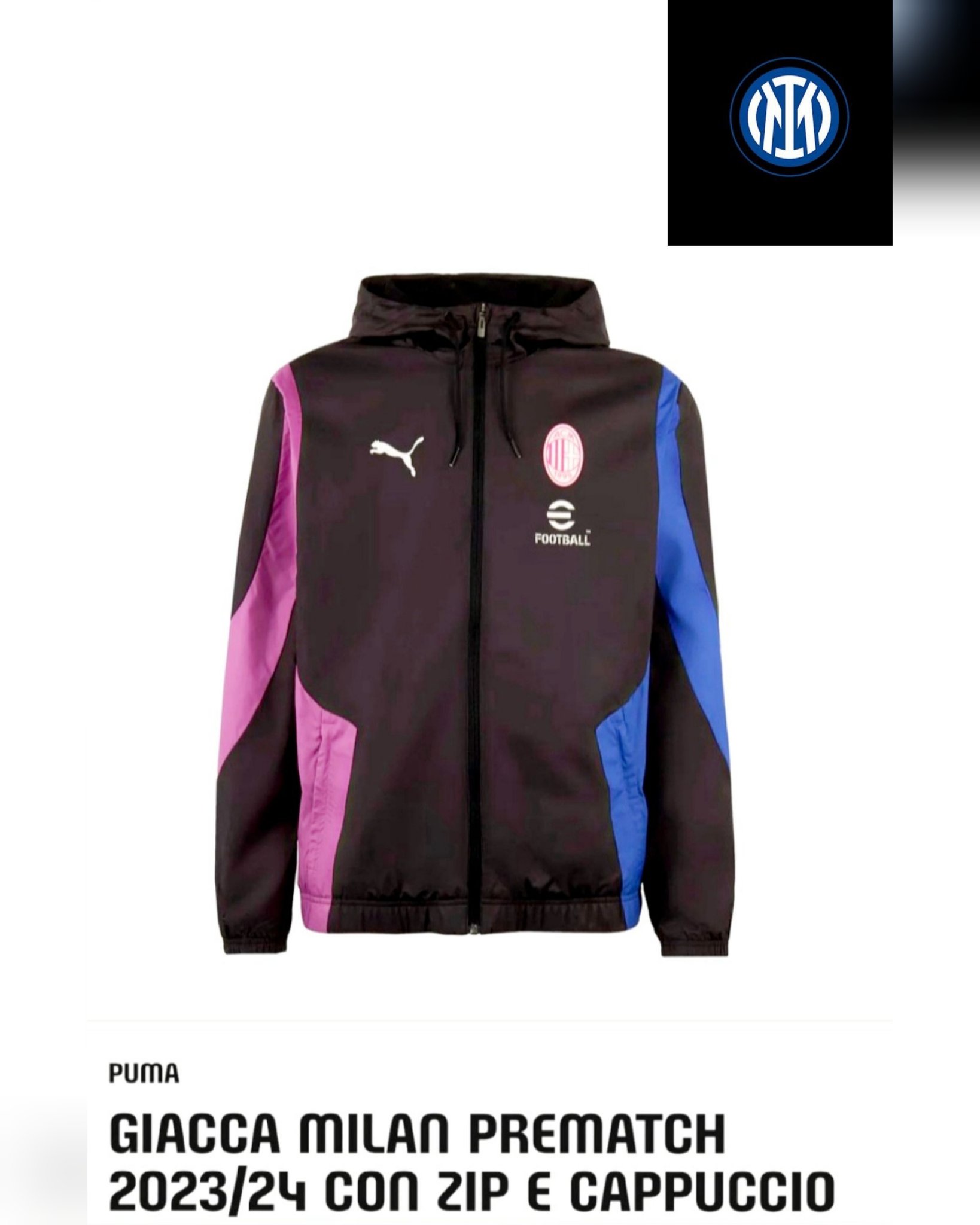 Giubbotto milan shop puma