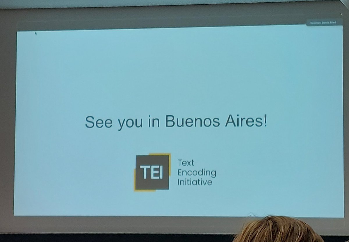 Thanks to the @TEIconsortium Board and Technical Council members for a great AGM @teimec2023. Lots of exciting news, including a preview of the proposed TEI-C website redesign; the new #TEI logo; and the news that #tei2024 will be in Buenos Aires! #TEIMEC2023