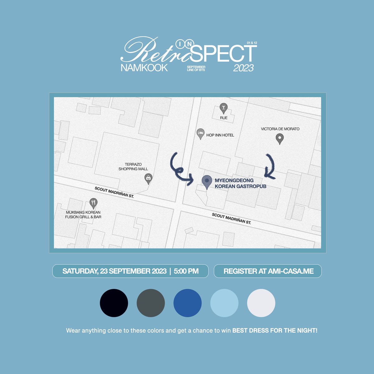 purpledreamph_'s tweet photo. See the inclusions in our NAMKOOK event kit! Only the best for our co-ARMYs #RetrospectNamKookDay 👀🖤💙

In Retrospect: A Namkook Cupsleeve Event
📍MyeongDong Korean Gastropub, Tomas Morato Ave., Quezon City
SEPTEMBER 23 2023 | 5-8PM https://t.co/ykFWaqmJ8w
