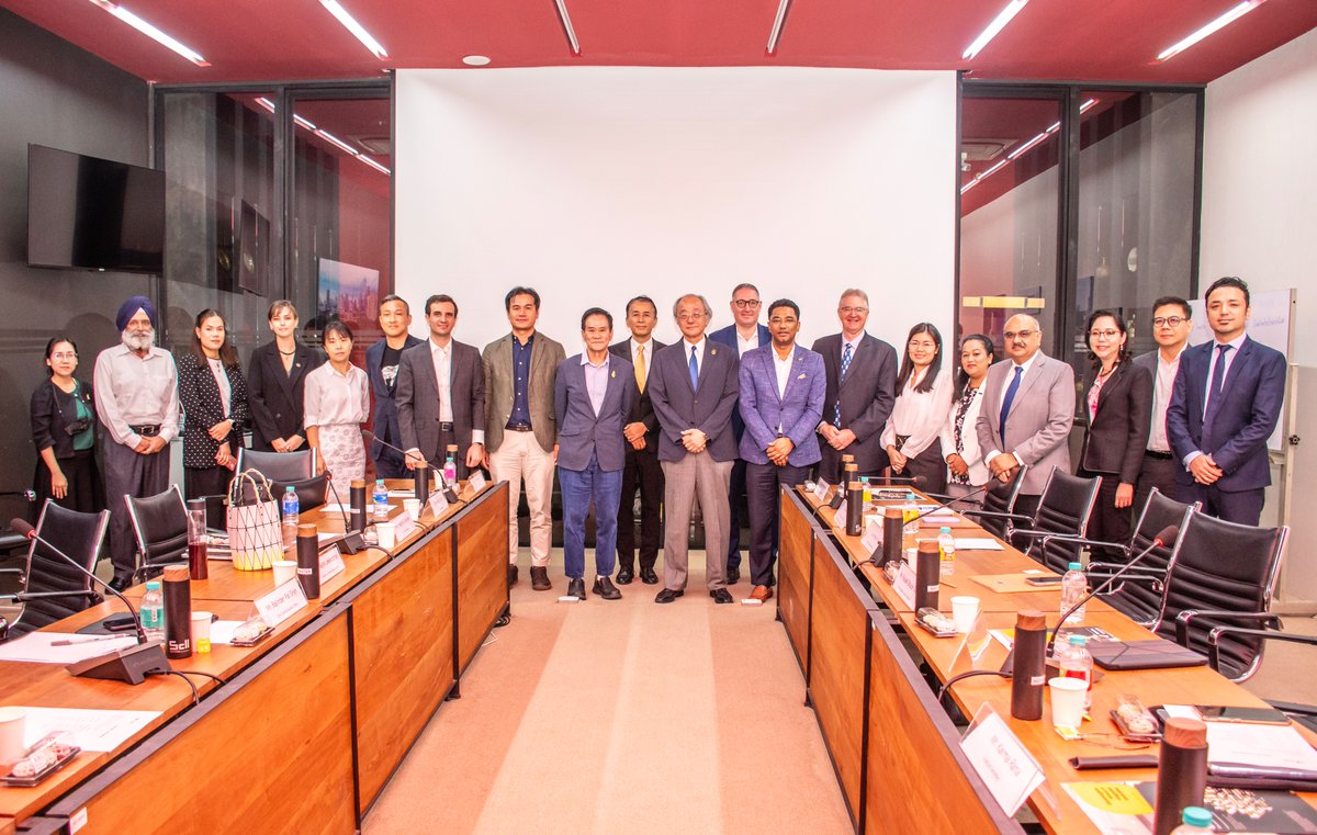AITAsia's tweet photo. AIT officials, led by President Prof. Kazuo Yamamoto, visited the Chulalongkorn School of Integrated Innovation (CSII) to explore sustained collaboration between the two institutions on September 5, 2023.
#AITAsia #CSII #collaboration #institutions #partnership https://t.co/CqXv2kzleW