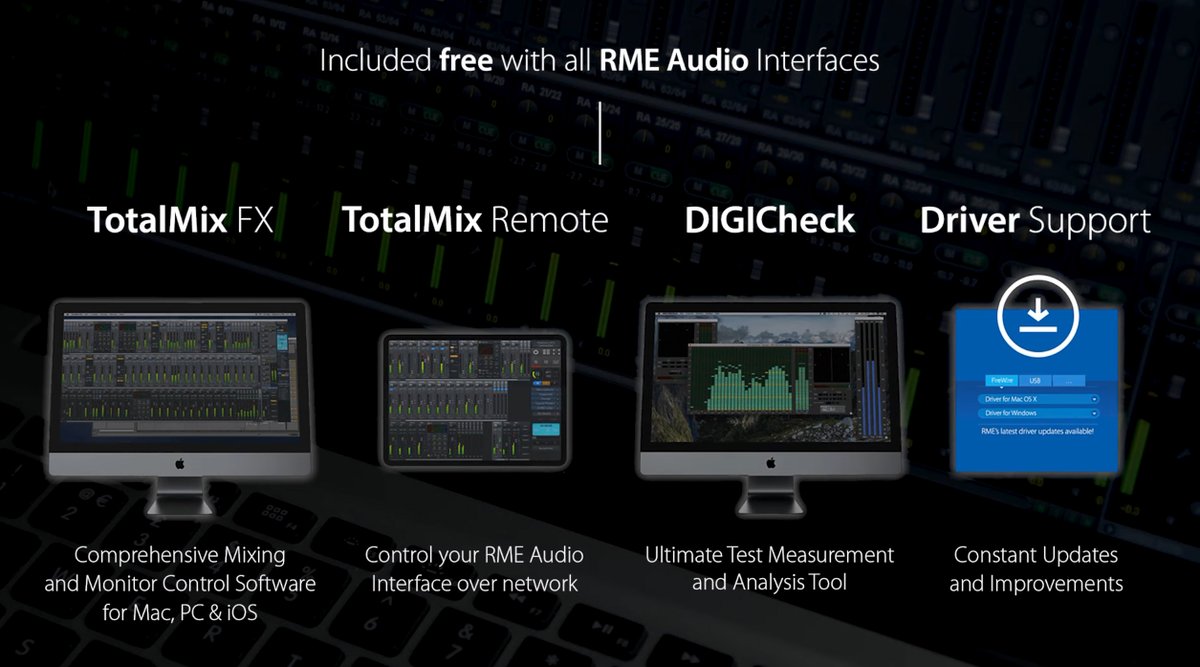 RME_Americas's tweet photo. Included free with every RME Interface. USA/Americas only: Premium Plugin Bundle!
Download the new DIGICheck NG for Mac/Windows now: https://t.co/Itm8HAtCUc
#rme #rmeaudiousa #rmeaudio #fireface #audio #digicheck #live #madi #studio https://t.co/b0fFBrXCgI