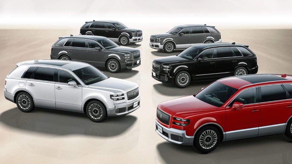 ToyotaBahrain's tweet photo. تويوتا Century SUV الجديدة كلياً    
تتجاوز حدود الفخامة.

The All New Toyota Century SUV, Pushing the Boundaries of Luxury.

#Toyota #ToyotaBahrain #تويوتا_البحرين https://t.co/Thbk9BQ3T3