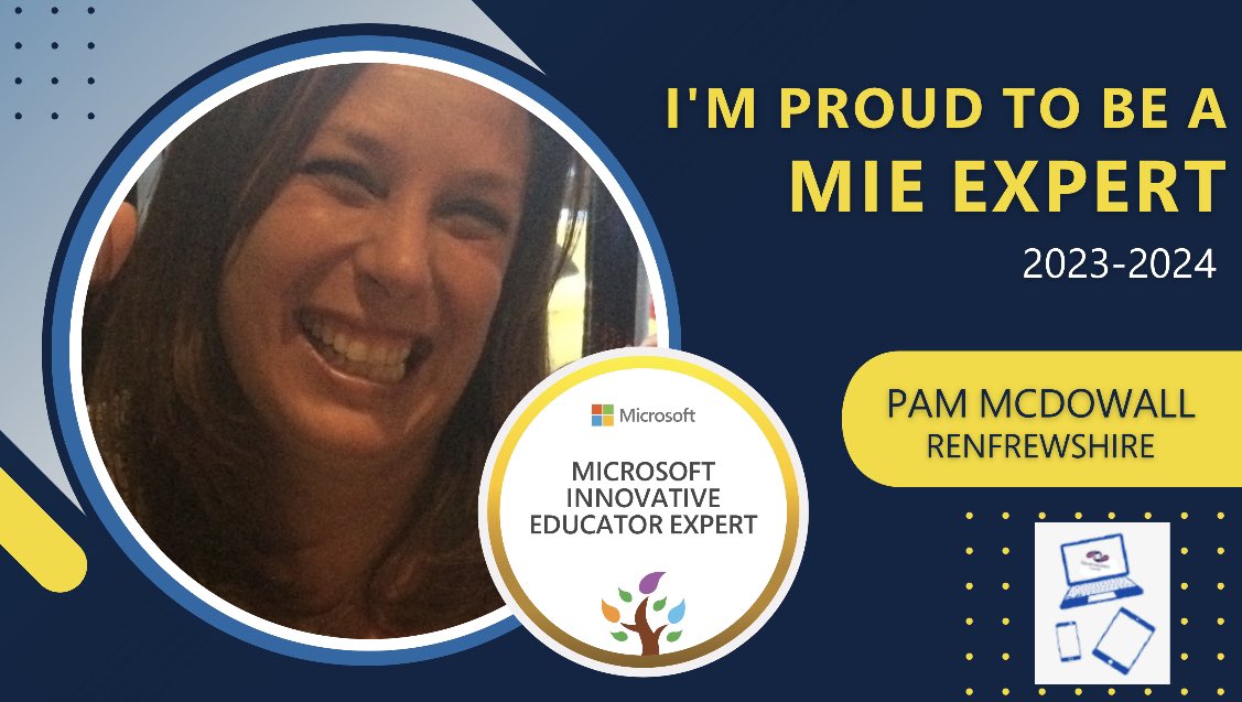 Delighted to be awarded this again - some much needed good news to cheer me up 😊 #MIEExpert #TeamMIEEScotland