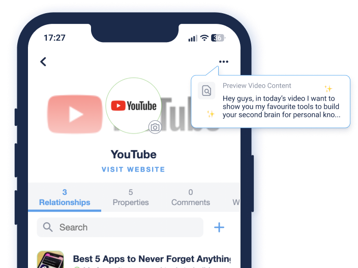 myReach_'s tweet photo. Save any #YouTube video 🎥 and the audio content will be extracted and learned so you can ask any question.  

A 45 minute tutorial video can now be replaced by a few questions to an AI-powered chat!  

Now that’s a real time-saver! ⏲️⚡️ https://t.co/b0SIrFYJJw