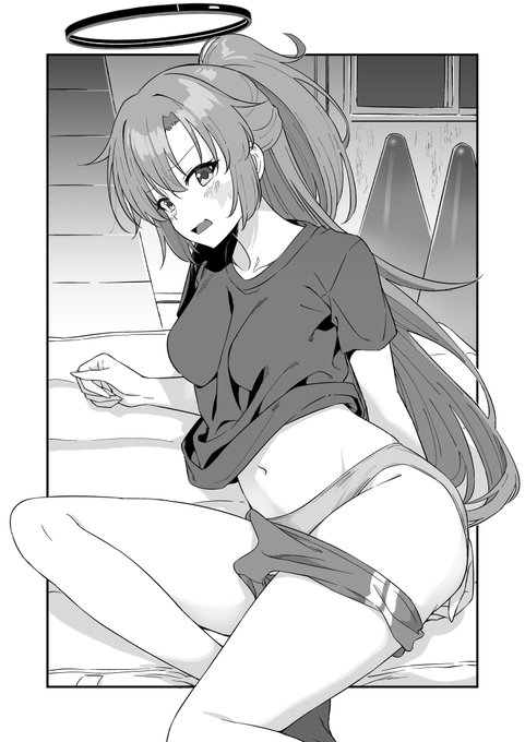 去年のこれぐらいからブルアカ始めたから一周年記念ユウカおぱんつぇ 