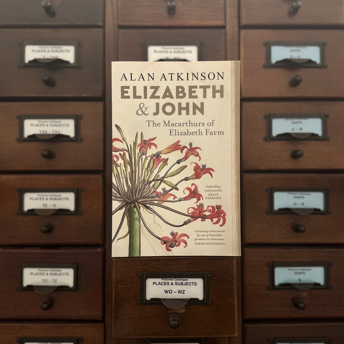 The Australian History Prize is awarded to ‘Elizabeth and John: The Macarthurs of Elizabeth Farm’ by Alan Atkinson. #NSWPHA @newsouthbooksau sl.nsw.gov.au/awards/austral…