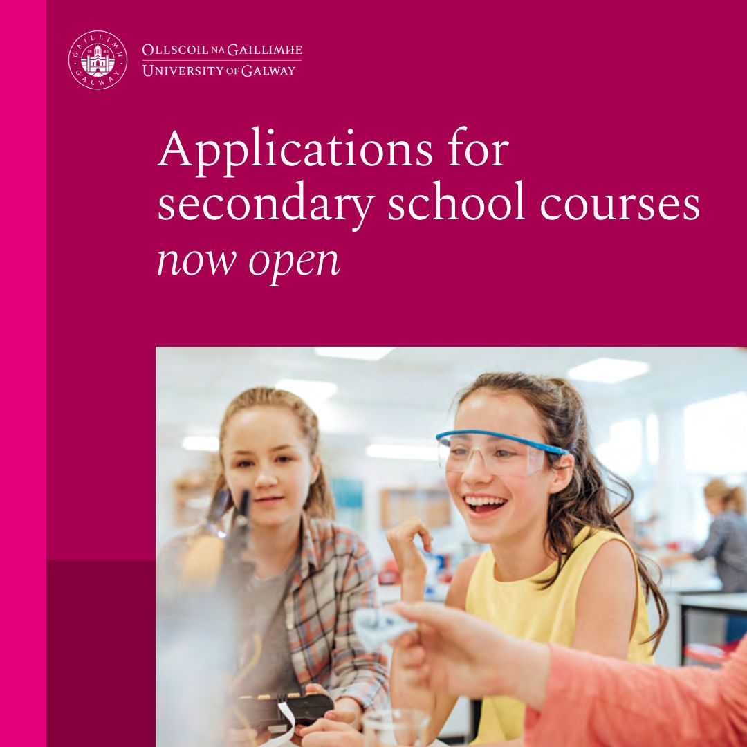 Youth Academy (@yauniofgalway) on Twitter photo Applications open! <a href="/YAUniOfGalway/">Youth Academy</a> courses for 2nd level students in 1st-3rd year. Apply online until Sun 17th Sept universityofgalway.ie/youtha.../seco… Free places available in"Bunchúrsa san Eolaíocht Sonraí Géanómaíochta" thanks to funding from the Strategic Fund <a href="/uniofgalway/">Ollscoil na Gaillimhe | University of Galway</a> pls share 😀 Applications open! <a href="/YAUniOfGalway/">Youth Academy</a> courses for 2nd level students in 1st-3rd year. Apply online until Sun 17th Sept universityofgalway.ie/youtha.../seco… Free places available in"Bunchúrsa san Eolaíocht Sonraí Géanómaíochta" thanks to funding from the Strategic Fund <a href="/uniofgalway/">Ollscoil na Gaillimhe | University of Galway</a> pls share 😀