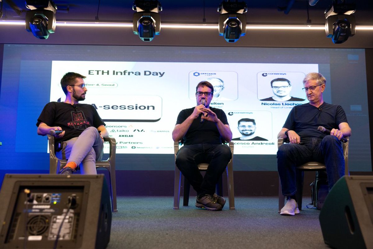 Fiat24Official's tweet photo. Just a bunch of heroes from the @epicweb3 event in #seoul!

Ed Felton (@offchain) | @francescoswiss (@Consensys) #web3 #hero #epicweb3 https://t.co/c3MkMBAA2X