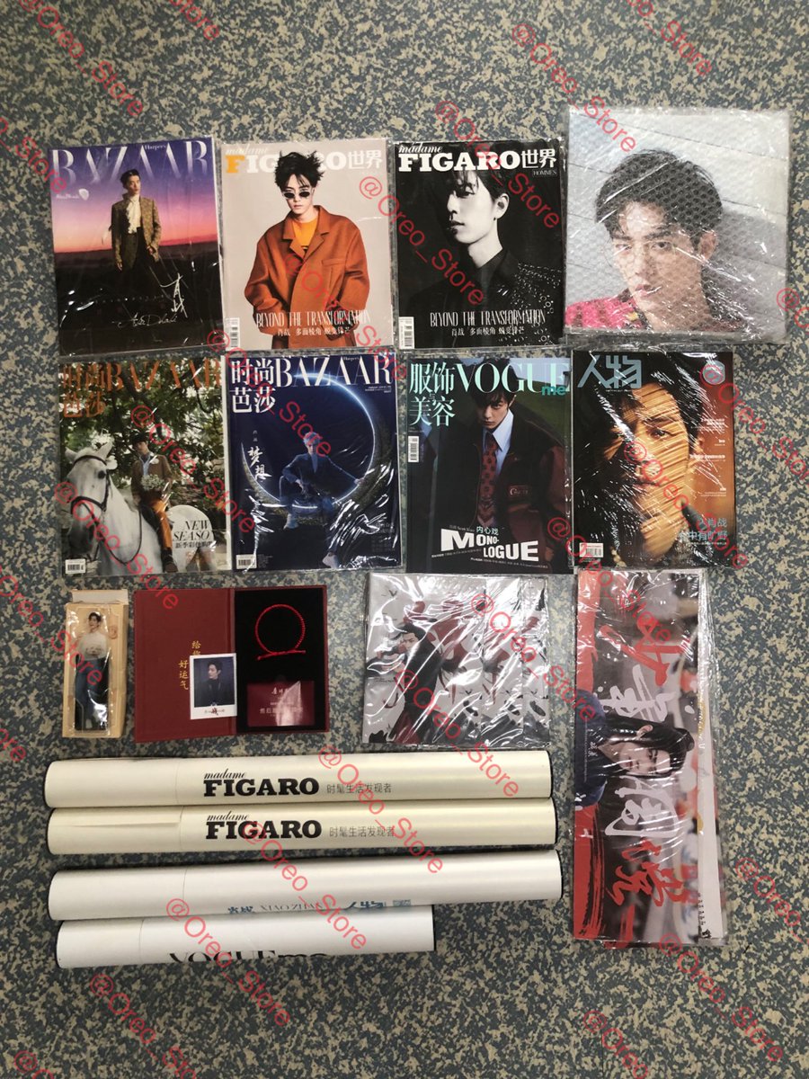 Oreo_Store's tweet photo. 📌WTS | ขาย 

📒นิตยสารปกเซียวจ้าน / ของอื่นๆ
รายละเอียด เธรดใต้โพส จะทยอยลงเรื่อยๆค่ะ

สนใจเมนชั่น / DM ได้ค่ะ (เดมไม่ได้ฟอลก่อนนะคะ)

#ตลาดนัดเซียวจ้าน
#ตลาดนัดป๋อจ้าน 
#ตลาดนัดxiaozhan
#xiaozhan #เซียวจ้าน #肖战 https://t.co/OwUKxWRd2H