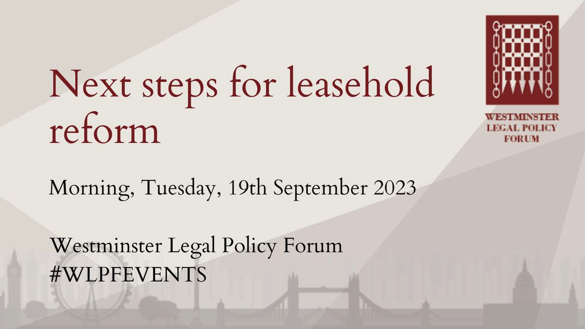 TPOmb's tweet photo. Rebecca Marsh, The Property Ombudsman, will be a keynote speaker at the 'Next steps for leasehold reform' conference.
Find out more about this event here: https://t.co/rYtz5t03ea
#WLPFEVENTS @WLPFEvents https://t.co/5J8CraeHWY