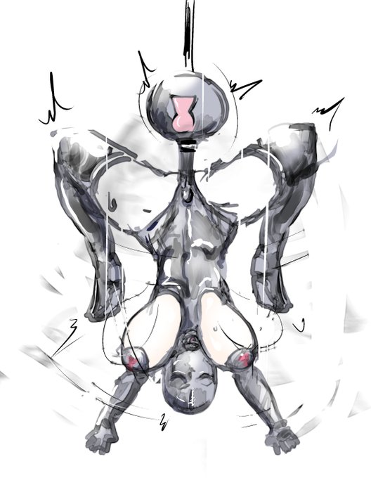 吊り下げチンポロック兵
反抗的な意識が残っているような者に対し行われる。ロック金玉への強烈な刺激(痛み<快感<射精欲求増大)。中には完全屈服した者も自ら吊り下げられたいという場合もある。 