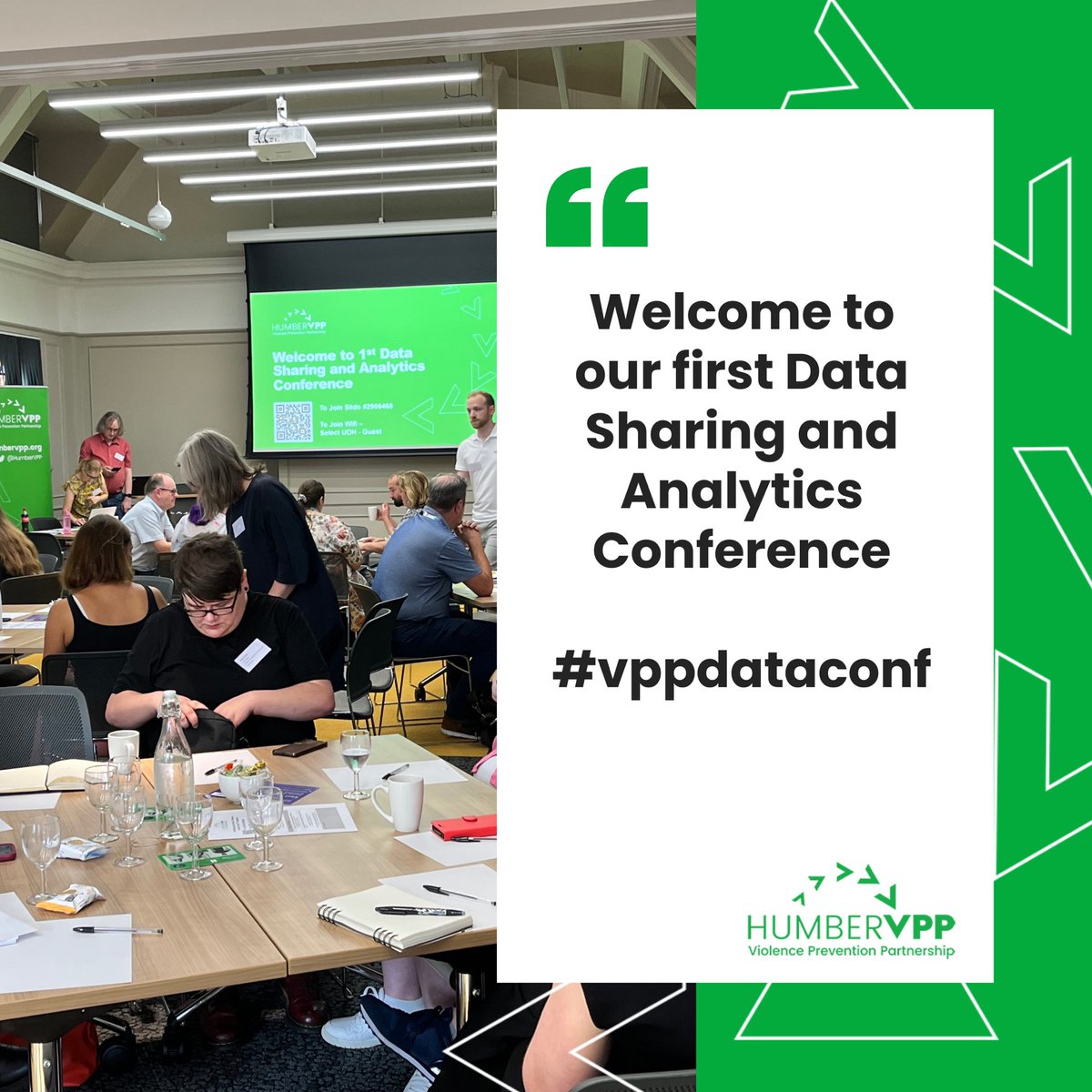 HumberVPP's tweet photo. Welcome to the first @HumberVPP Data Sharing and Analytics Conference at @UniOfHull, follow along here for updates form the day #vppdataconf https://t.co/fLGCft3cyK