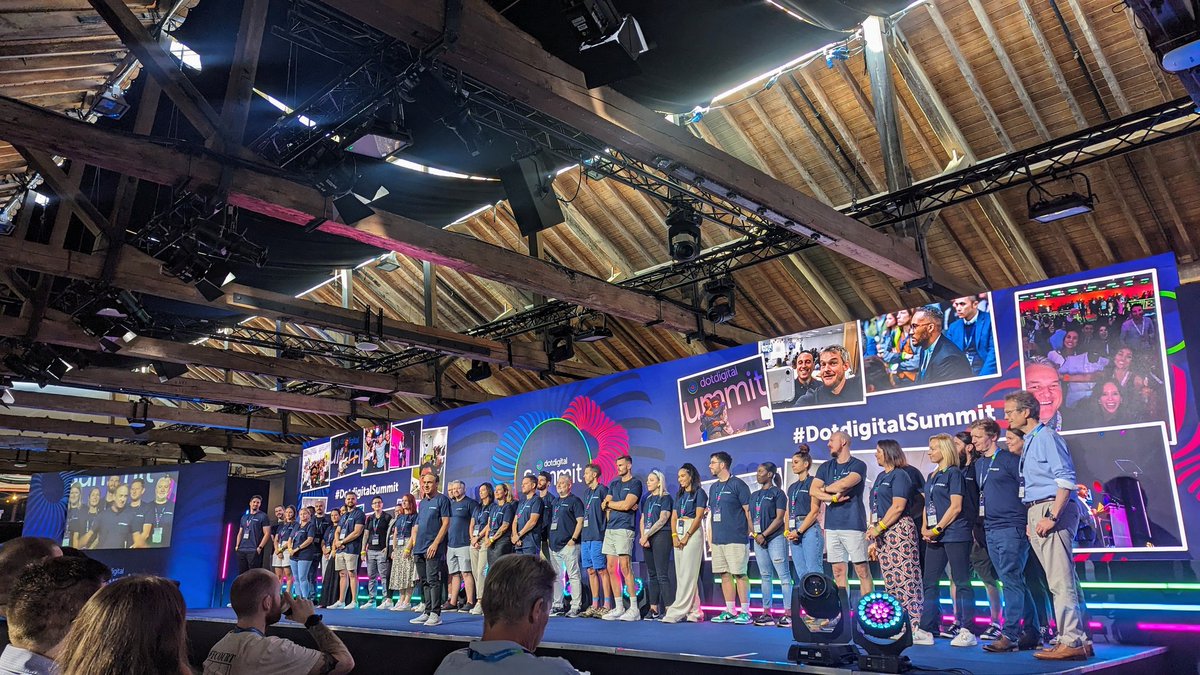 dotdigital's tweet photo. Dotdigital Founder and President @tinktaylor welcomes everyone at our stunning venue, London’s Tobacco Dock. #DotdigitalSummit https://t.co/QsXt3aM21f