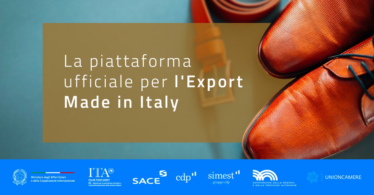 SIMEST_IT's tweet photo. Vuoi scoprire come pianificare e muovere i primi passi sul mercato e partecipare a gare internazionali?
🔴Registrati gratuitamente su https://t.co/zrHAGBp48f
il portale export delle imprese italiane🇮🇹.
#ExportGov #export #internazionalizzazione https://t.co/UMVolkKP8b